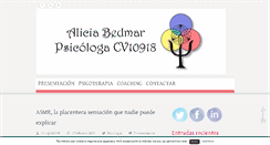 Desktop Screenshot of aliciabedmarpsicologa.com